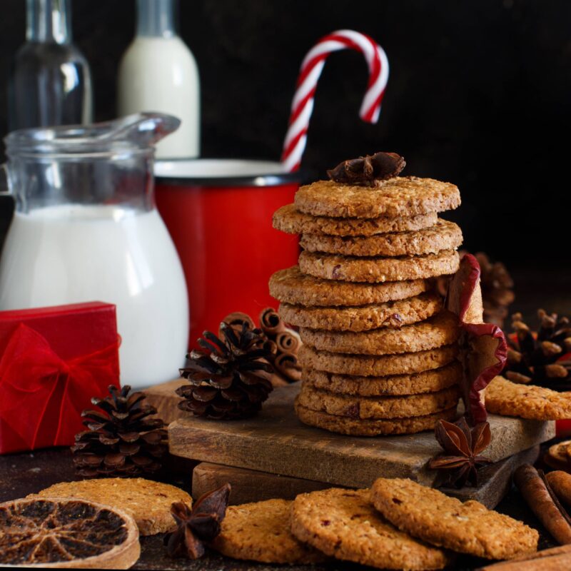homemade-oatmeal-cookies-with-spices-and-pine-cone-4H3G7RS (1)